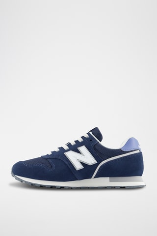Baskets en cuir suédé 373 - Bleu marine