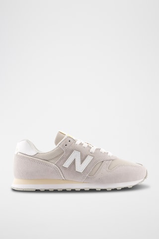 Baskets en cuir suédé 373 - Beige