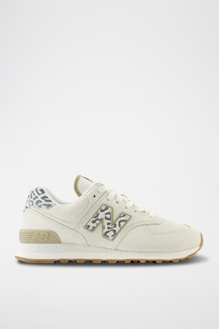 Baskets en cuir 574 - Beige