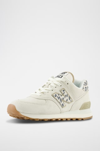 Baskets en cuir 574 - Beige