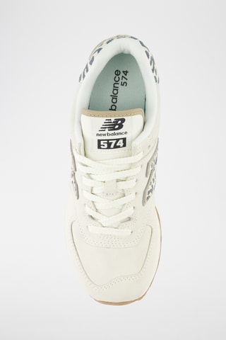 Baskets en cuir 574 - Beige