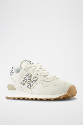 Baskets en cuir 574 - Beige