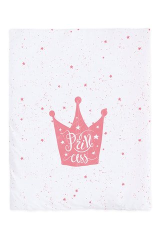 Berceau cododo en hêtre, couette et tour de lit Princes - Jusqu'à 9 mois - 15 kg - Rose