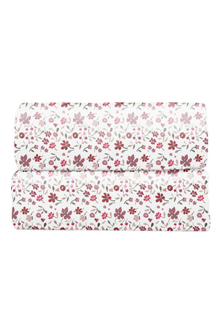 2 mousselines Liberty - 120 x 120 cm - Rose