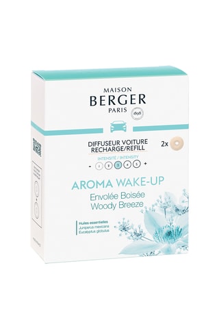Duo de recharges diffuseur voiture - Aroma Wake-Up