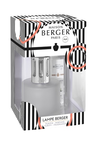 Coffret lampe à catalyse - Illusion givre - Angélique noir - 250 ml