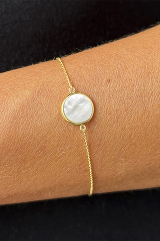 Pulsera - Oro amarillo y nácar