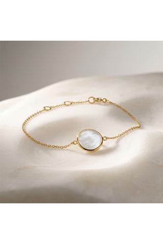 Pulsera - Oro amarillo y nácar