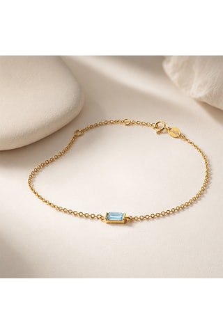 Pulsera - Oro amarillo y topacio