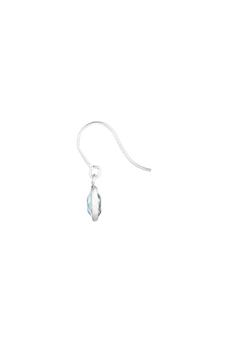 Orecchini Blue Kai - Oro bianco e topazi