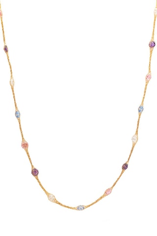 Collana - Oro giallo e zirconi