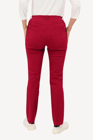Pantalón slim fit - Rojo