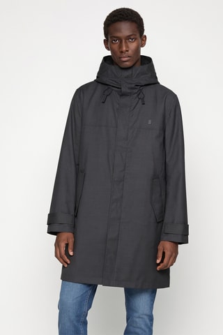 Scheerwollen Parka met Capuchon - Donkergrijs - Givenchy