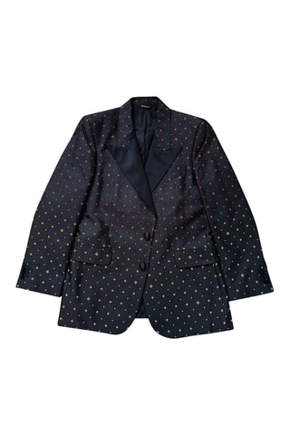 Zijden Jasje - Zwart en Donkergroen - Givenchy