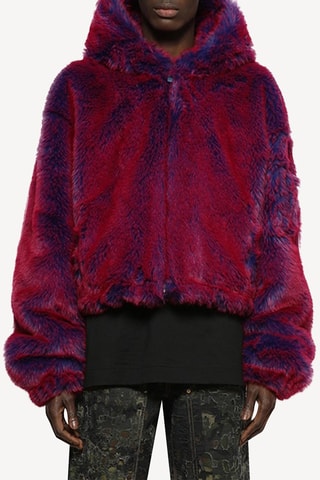 Jasje met Capuchon - Oudroze en Donkerbruin - Givenchy
