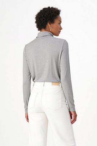 Top - Gris oscuro jaspeado