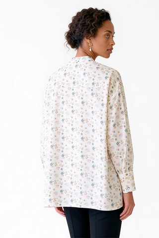 Blusa - Blanco y rosa