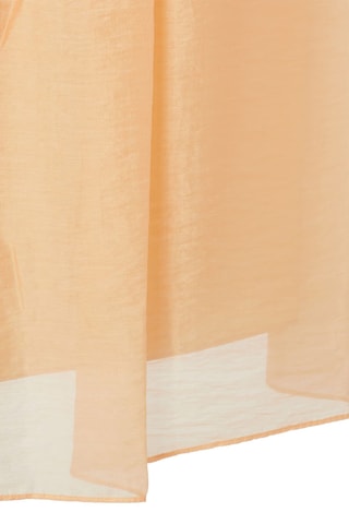 Falda midi de talle alto - Beige