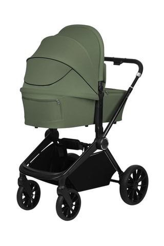 2-in-1 Multifunctionele Kinderwagen Mika Plus  -  Vanaf de geboorte t/m 4 jaar - Groen