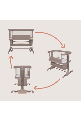 Aanschuifwieg -  Vanaf de geboorte -  T/m 9 kg - Beige