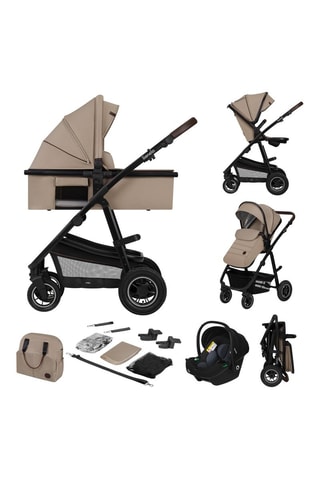 Kinderwagen Trio Amber -  Vanaf de geboorte -  T/m 22 kg - Beige