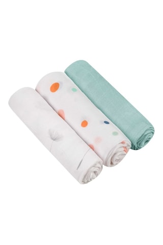 3 Bamboevezel Babydoeken Dot