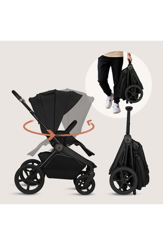 Kinderwagen Freya -  Vanaf de geboorte -   T/m 22 kg - Zwart