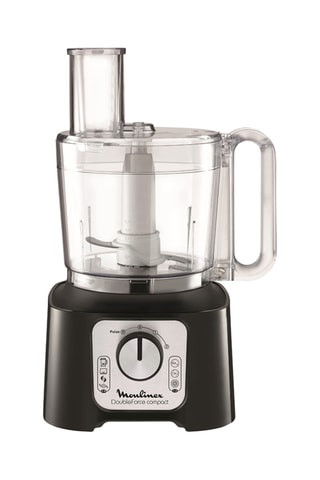Multifunctionele Keukenmachine en Accessoires van Roestvrij Staal Double Force Compact - 3 l - Zwart