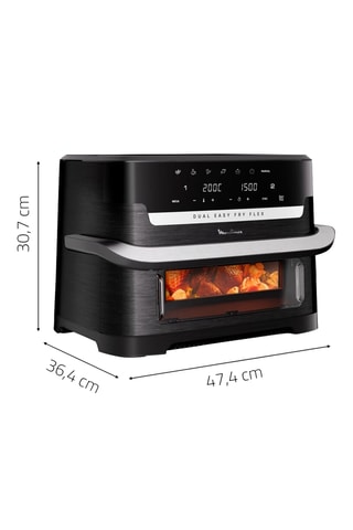 Airfryer Easy Fry Dual Flex - 2 compartimenten - 5,5 en 3,5 l - 2700 W