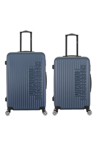Maleta mediana y maleta grande (M/L) Venise - 67/76 cm - Azul marino