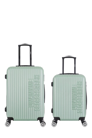 Maleta de cabina y maleta mediana (S/M) Venise - 57/67 cm - Verde