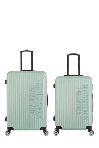 Maleta mediana y maleta grande (M/L) Venise - 67/76 cm - Verde