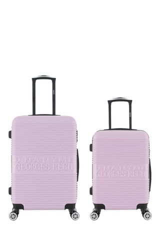 Maleta de cabina y maleta mediana (S/M) Milan - 57/67 cm - Violeta