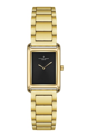 Stalen Quartz Horloge - Goudkleurig en Zwart - Frederic Graff