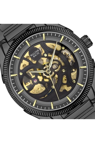 Doublé Ion Zwart Quartz Horloge