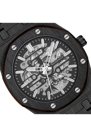 Doublé Ion Zwart Quartz Horloge