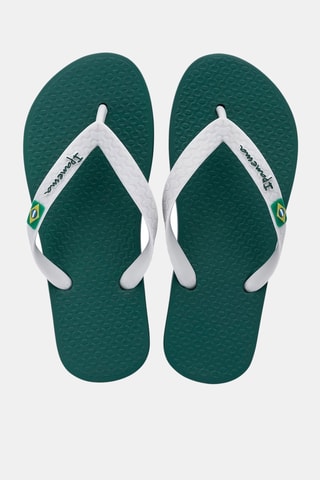 Slippers Ipanema Clas Brasil II -  Wit en Groen