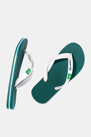 Slippers Ipanema Clas Brasil II -  Wit en Groen