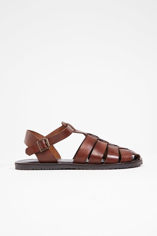 Leren Sandalen Nori - Bruin