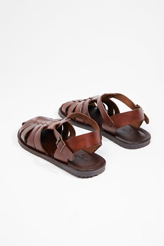 Leren Sandalen Nori - Bruin