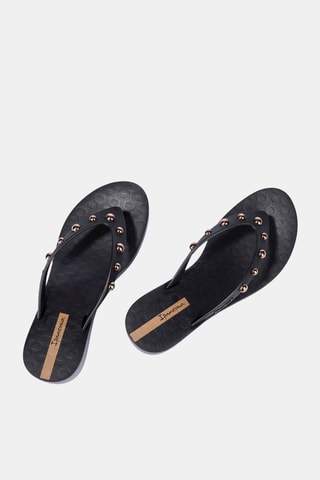 Sandalen met Sleehak Ipanema Plat Glam -  Zwart