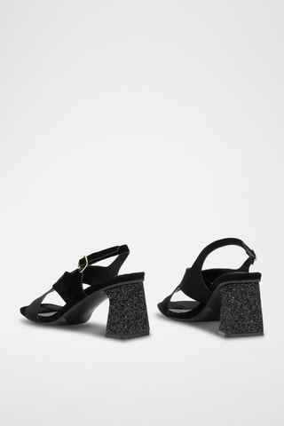 Sandalen met Hak Milan - Zwart