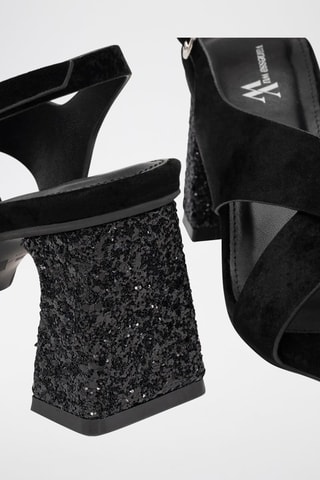 Sandalen met Hak Milan - Zwart