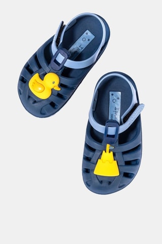 Sandalen Ipanema Summer XV Baby -  Donkerblauw en Geel