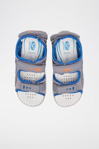 Sandalen Pianeta - Donkergrijs en Koningsblauw - Geox