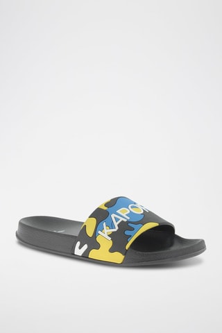 Slippers Doral - Blauw en Geel