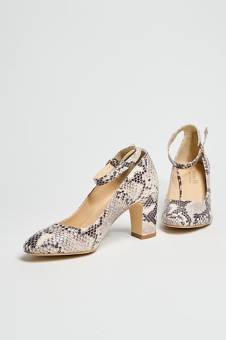 Leren Pumps - Beige