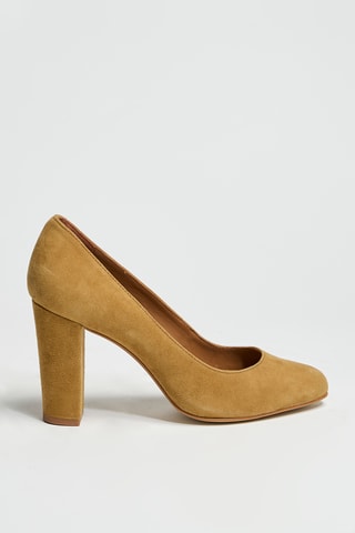 Leren Pumps - Bruin