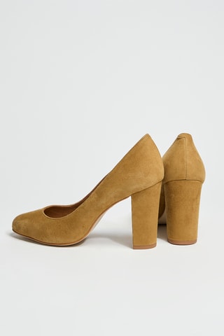 Leren Pumps - Bruin