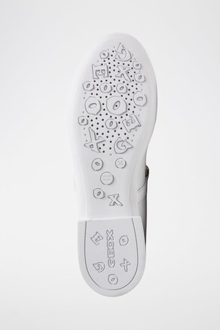 Leren Ballerina’ J Plie’B - Wit - Geox